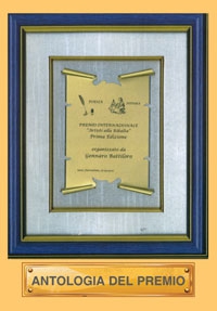 Copertina ARTISTI ALLA RIBALTA - Antologia del premio a cura di Gennaro BATTILORO